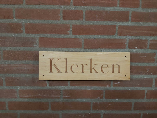 Beuken naambord