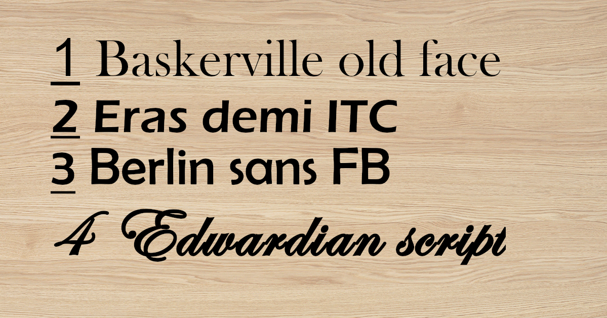 Beuken naambord