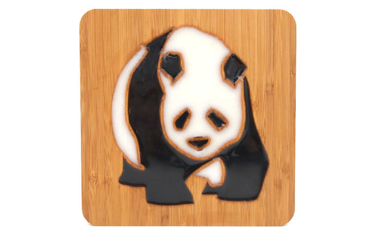 Panda in bamboe epoxy